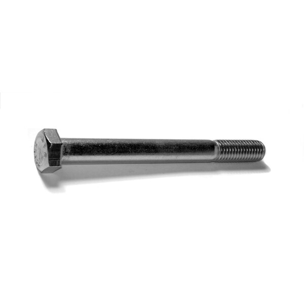 18-8, 1/2"-13 Hex Head Cap Screw, Plain Stainless Steel, 5 in L, 3 PK